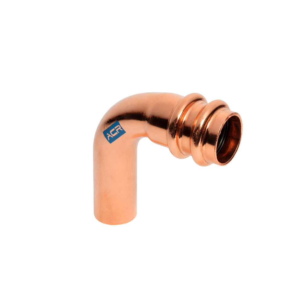 ACR Copper Press – 90 degrees bend, with one press end